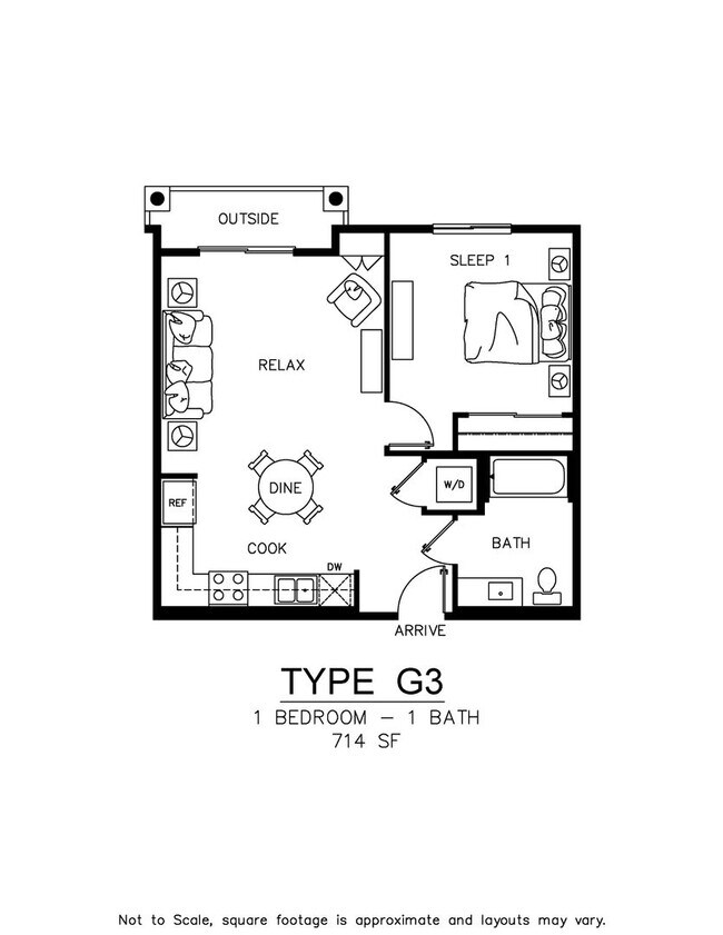 Building Photo - Unit Type: G3 | 1 Bed | 1 Bath