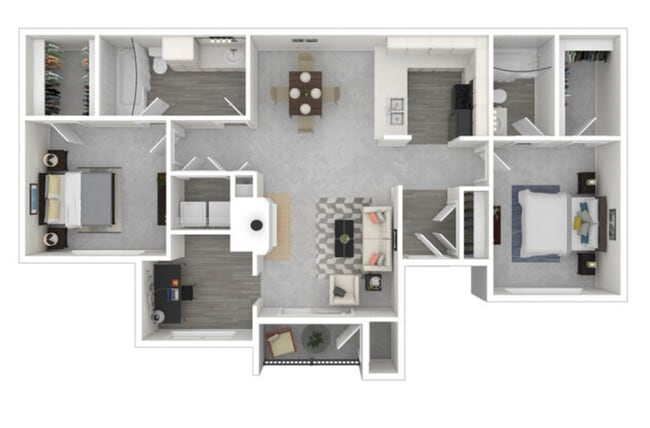 Floorplan - Amherst Apartments