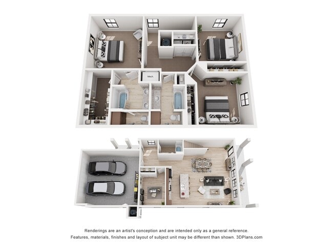 Floorplan - The Residences at Lake Saunders