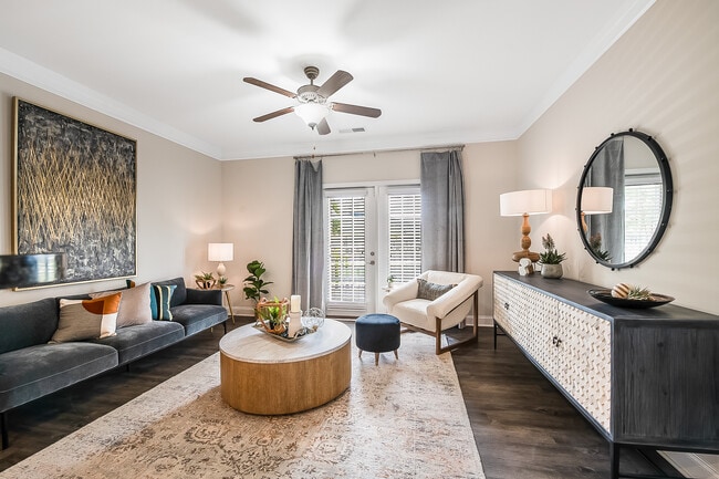 Living Room at  Alcove Garner in Garner, NC - Alcove Garner Apartments