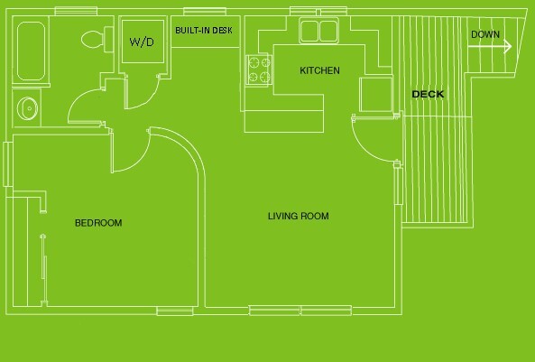 Approx floor plan - 2929 Portland St