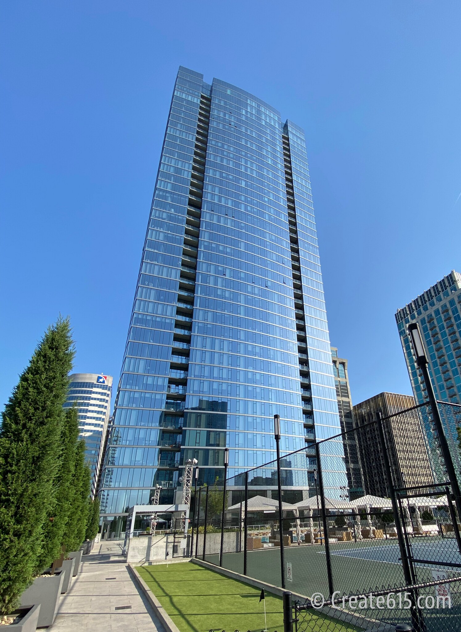 The prestigious 505 High Rise - 45 stories in the center of Nashville - 515 Church St