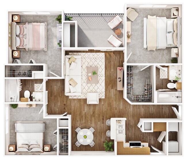 Floorplan - Waters at Bluff Springs