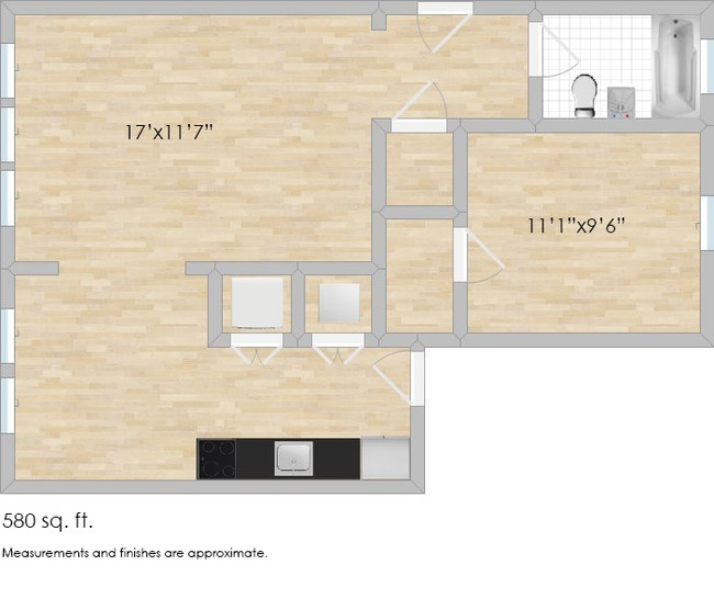 Floorplan - 1026-1028 Washington Blvd.