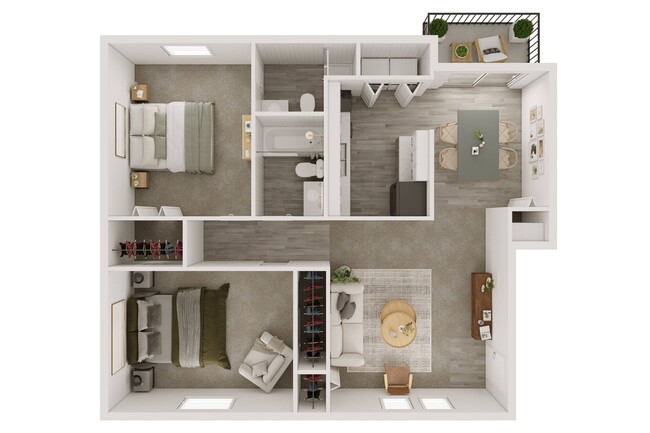 Floorplan - Sherwood Station Apartments