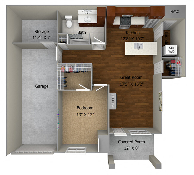 Floorplan - Cedar Place Apartments