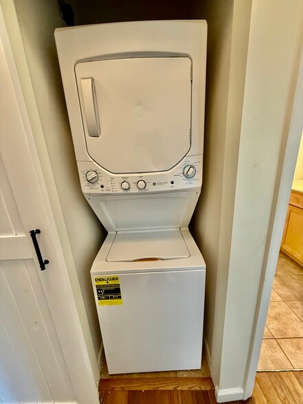 stacked washer dryer - 1755 Central Park Rd