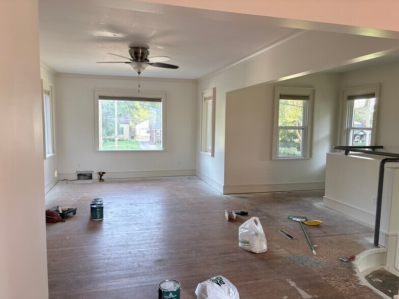 Living room in progress! - 4232 Urbandale Ave