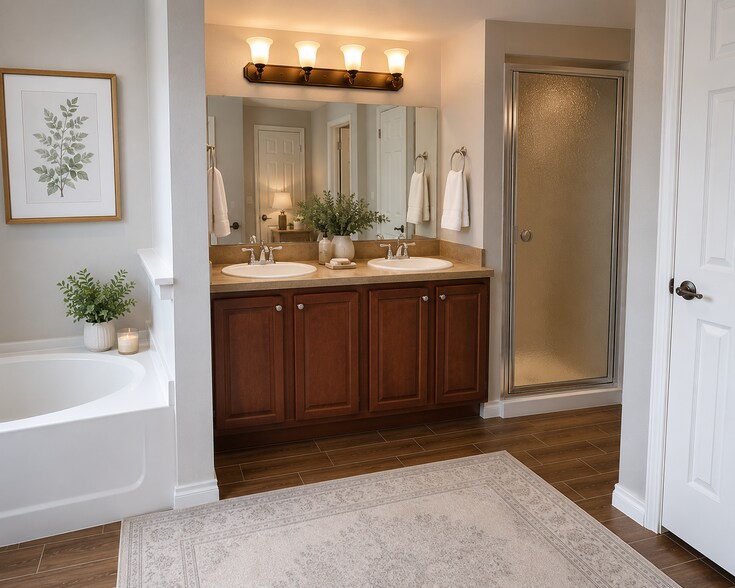 Master Bath - 227 Woodsong Drive