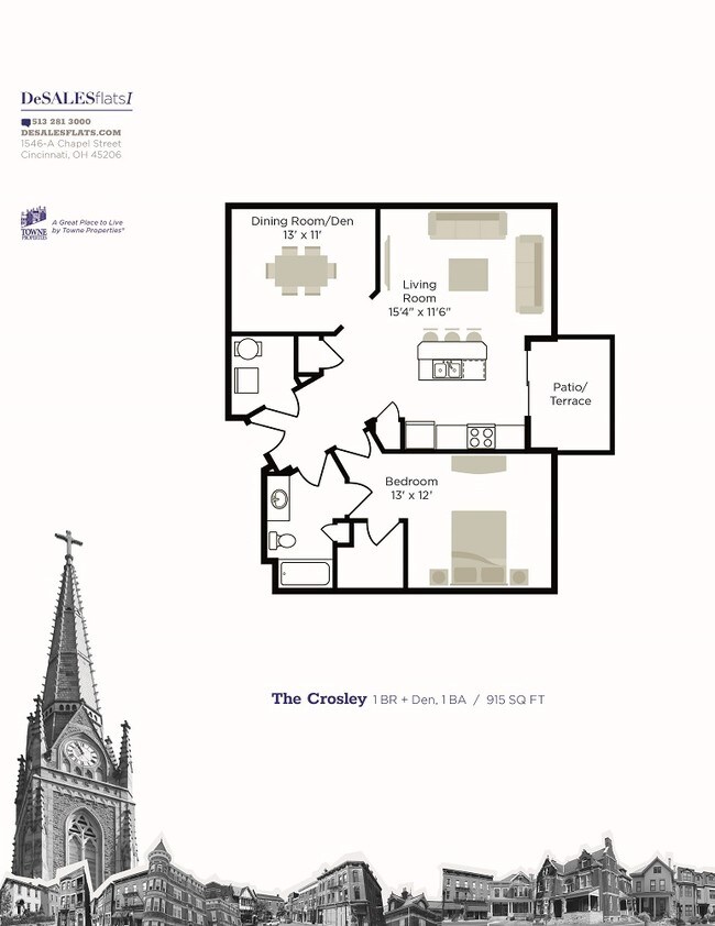 Floorplan - DeSales Flats Apartments*