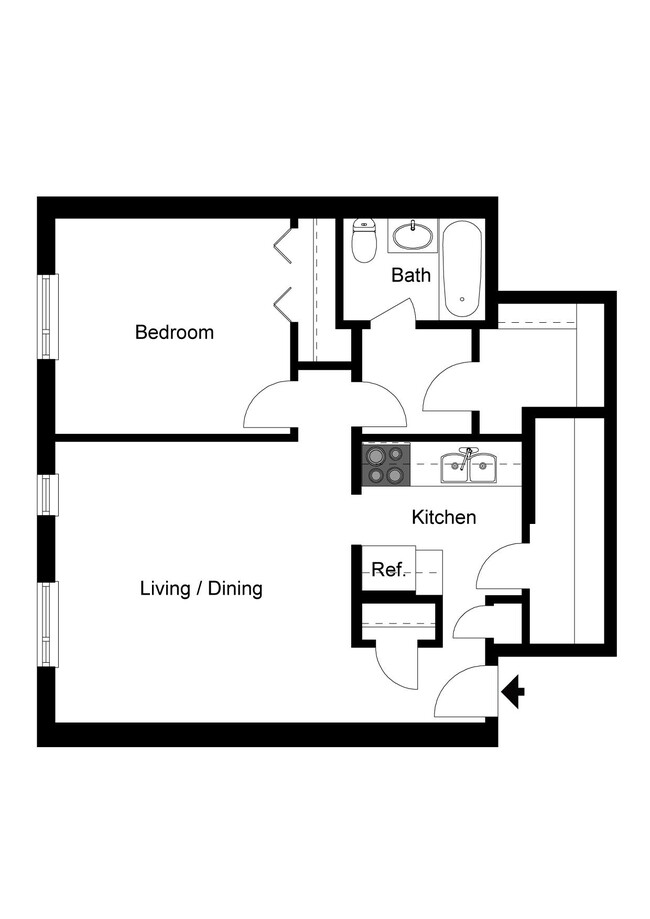 Floorplan - Rolling Hills Apartments