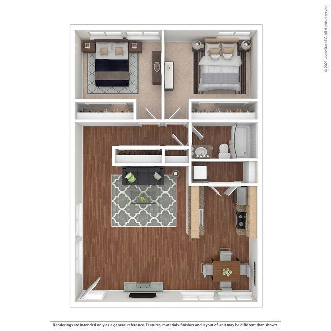 Floorplan - Pleasanton Glen Apartments