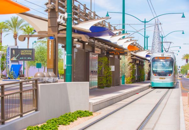 Metro Light Rail right out front. - 1035 W Main St