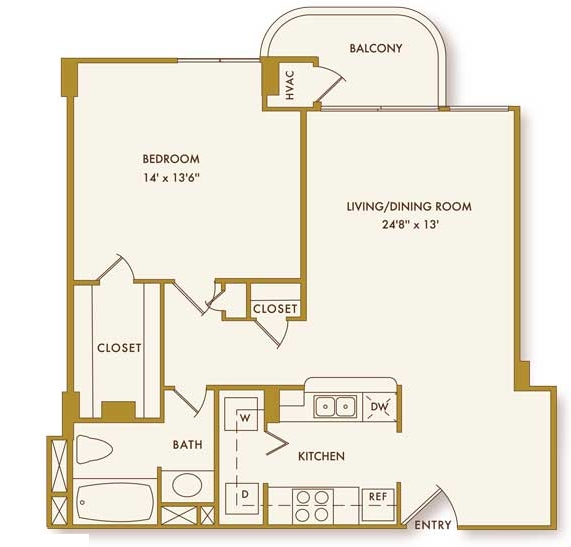 1BR/1BA - Sage Condominiums