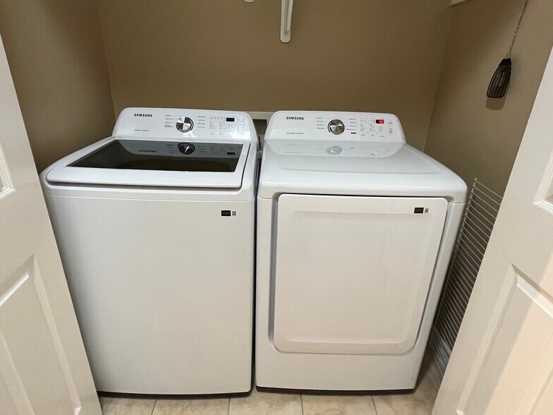 Laundry Room with Brand New Washer and Dryer! - 1425 W Villa Maria Rd