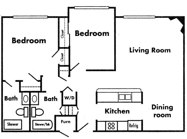 Floorplan - Arbor Creek Apartments