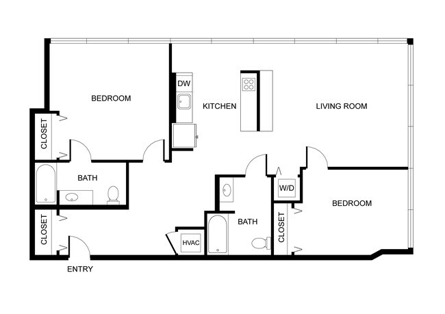 Floorplan - West 7th Apartments