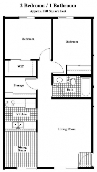 2BR/1BA - Lakeville Court