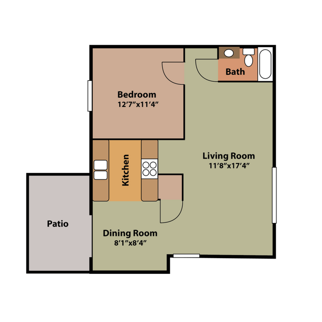 Floorplan - Manchester House Apartments