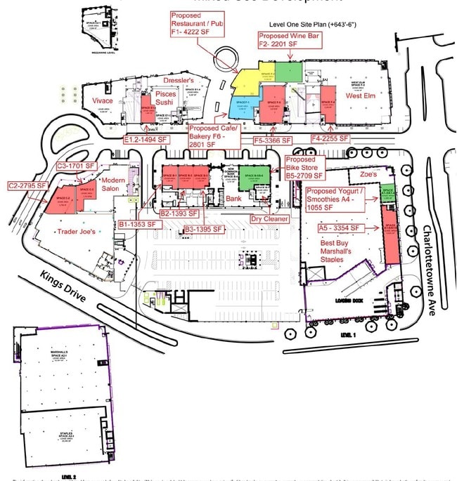 Retail Level Plan - Met Terraces