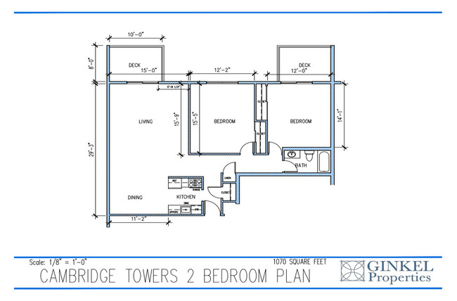 Floorplan - Cambridge Towers Apartments