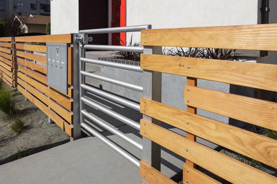 Mailboxes and Entry Gate - 741 Wilcox Ave