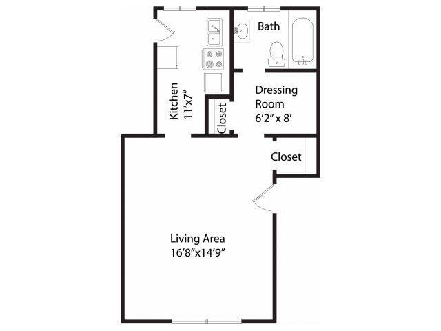 Floorplan - Wedgwood Apartments