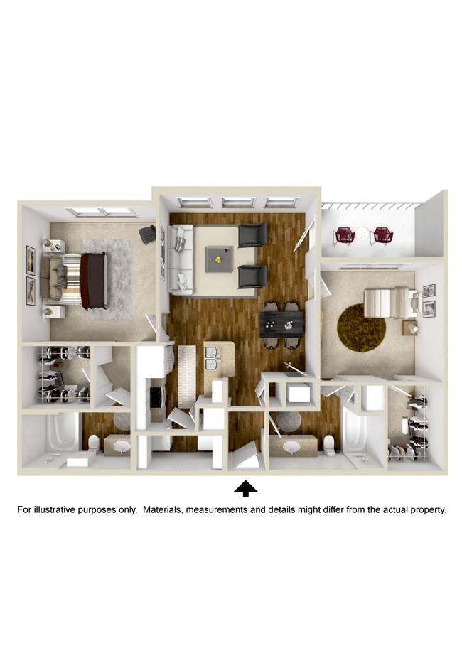 Floorplan - Kingston Crossing Apartment Homes