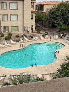 pool view from balcony - 14000 N 94th St