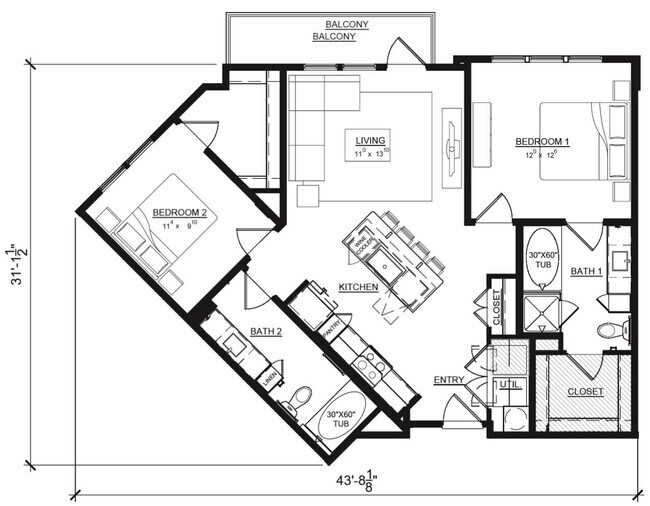 Floorplan - Magnolia Scofield Ridge