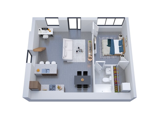 Floorplan - Peanut Factory Flats