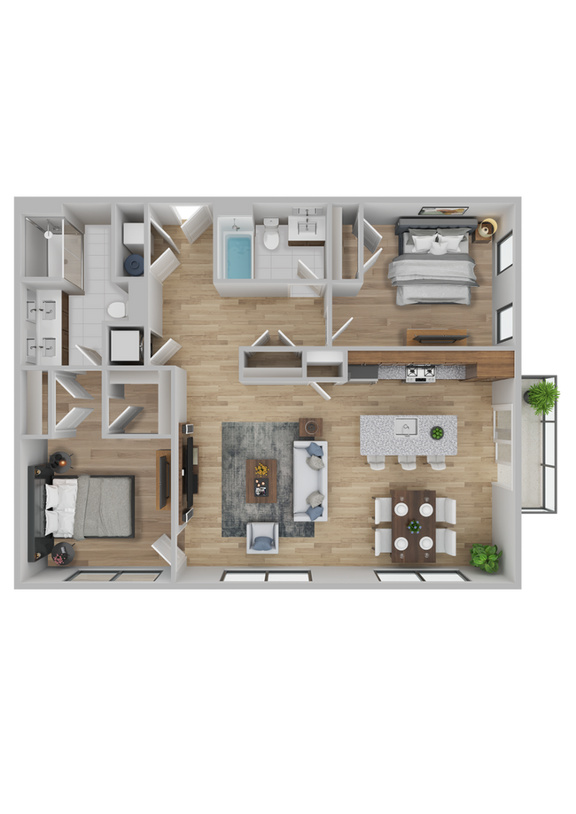 2B - Apartments at Wayne Station