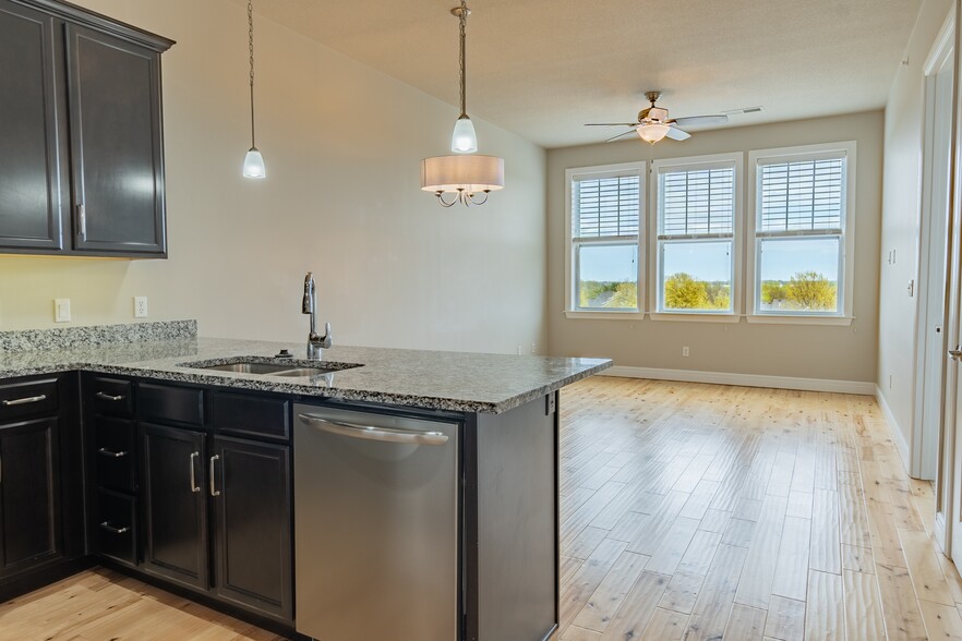 Kitchen and Living Area - Chesterfield Lofts II