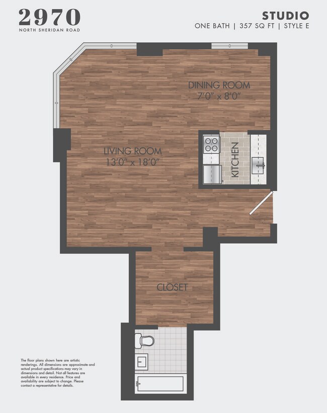 Floorplan - 2970 N Sheridan