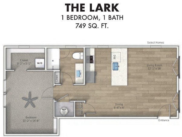 Floorplan - The Jameson