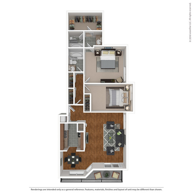 Floorplan - Oak Creek Apartments