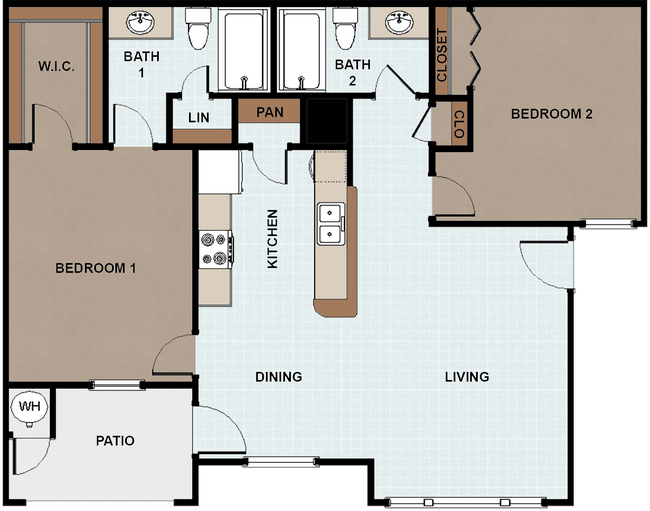 Floorplan - zLa Estancia Apartments