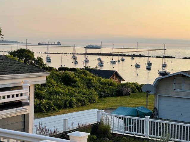 Common sightings of cargo ships and the Lake Express Ferry. - 2650 S Shore Dr