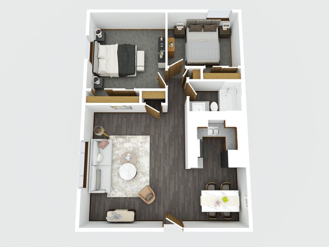 Floorplan - Village Crossing Apartments