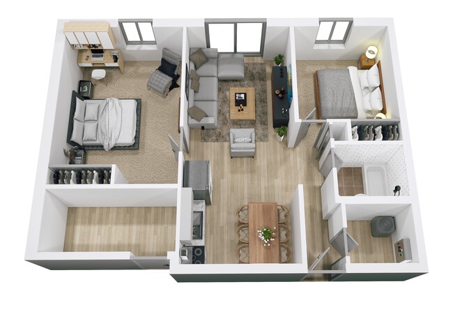 Floorplan - National Road Apartments