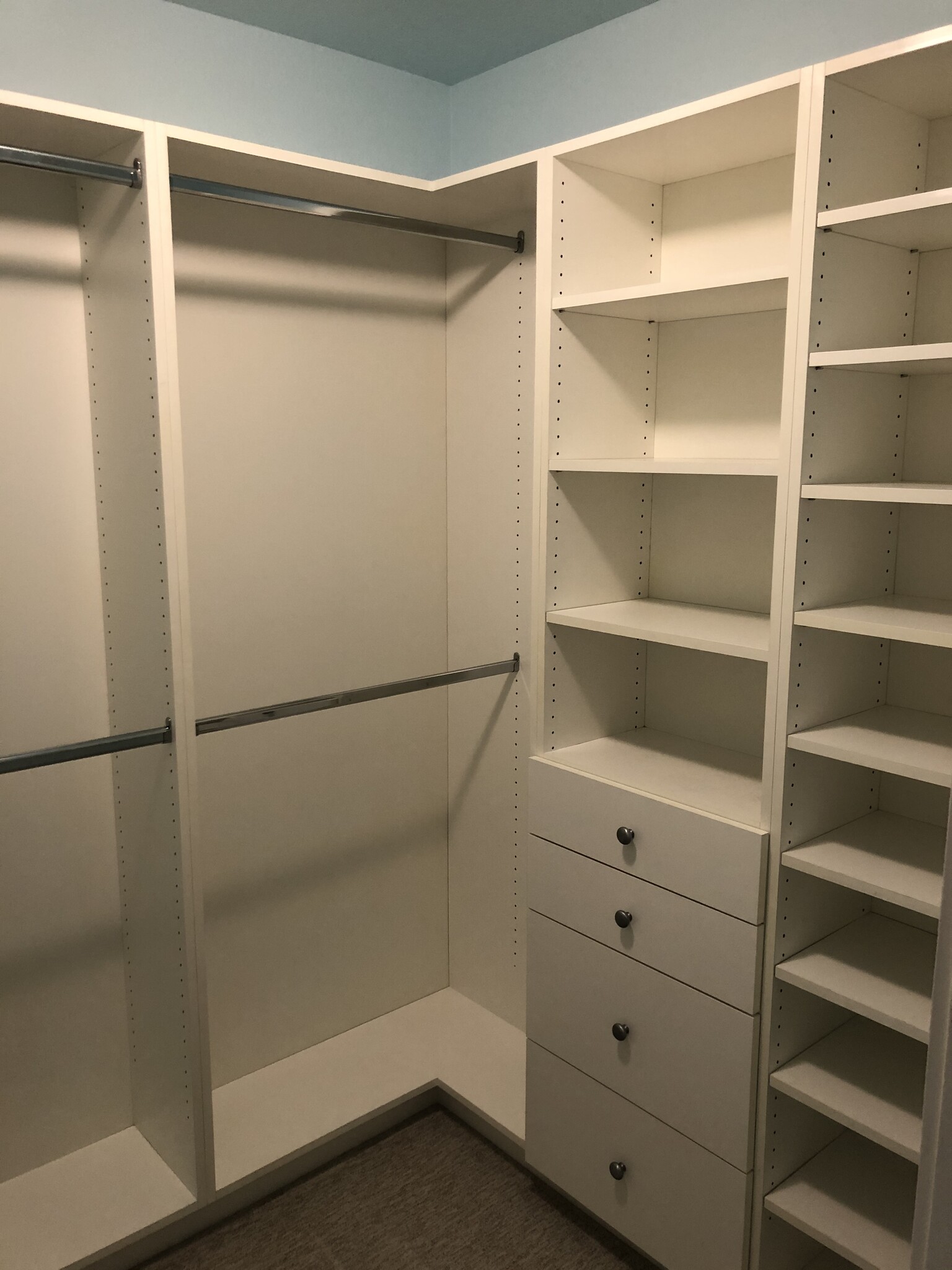 Master Closet w/ Custom Cabinets - 1511 Jefferson St