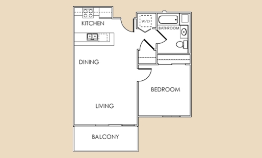 1BR/1BA - Perinos Luxury Apartments