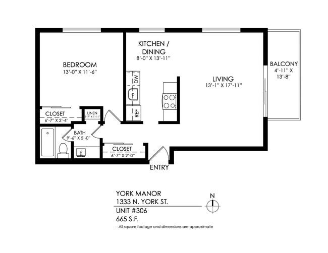 Floorplan - York Manor