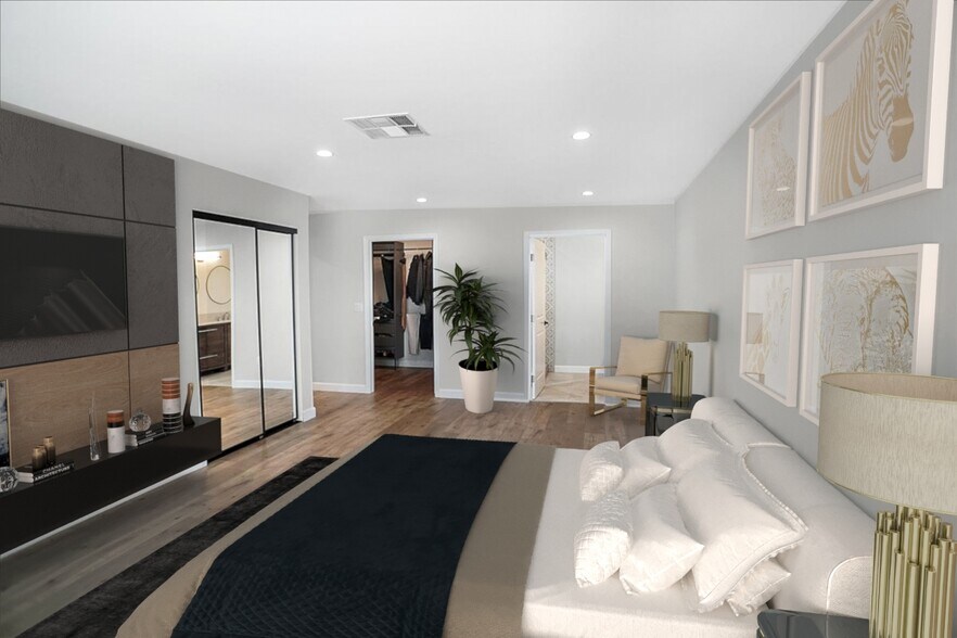 virtualy staged primer bedroomroom - 22934 Roscoe Blvd