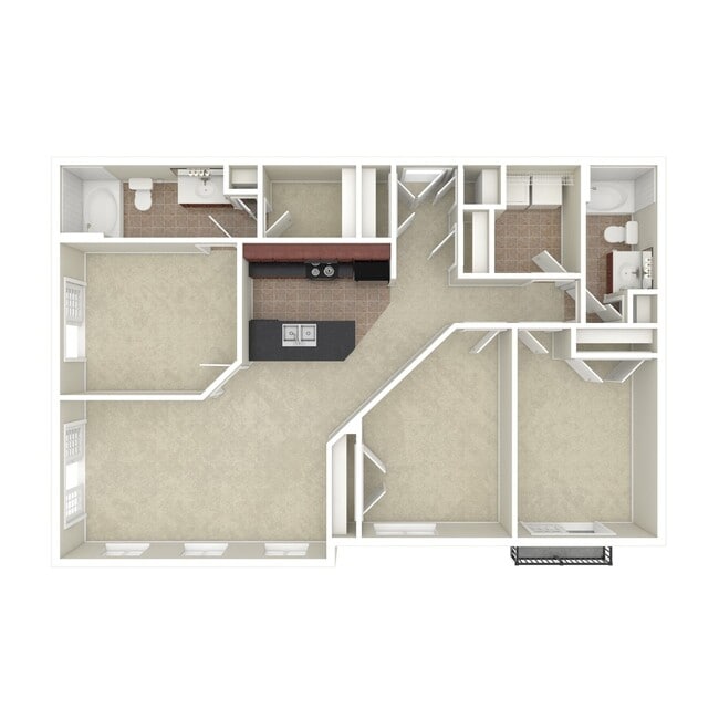 Floorplan - Ashley Square at SouthPark