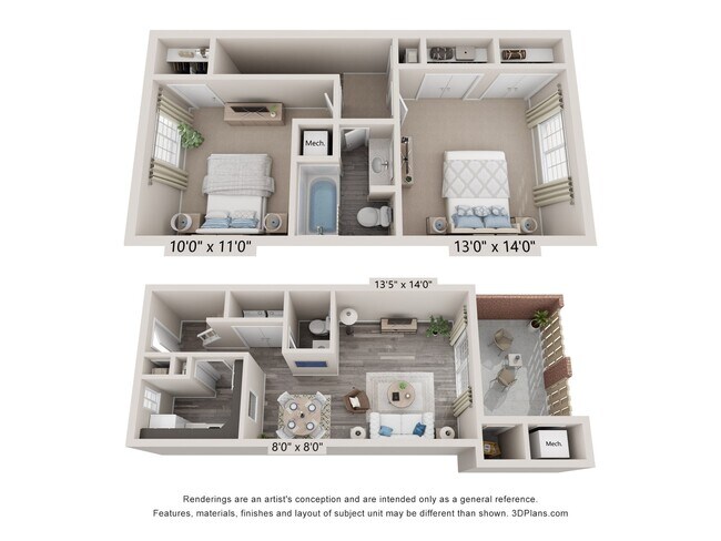 Floorplan - Four Seasons Town Homes