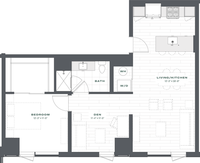 Floorplan - Triangle Square