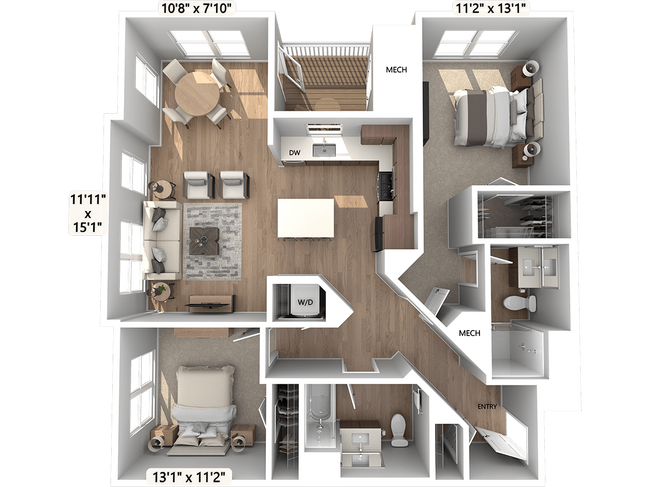 Floorplan - Avalon Princeton Circle