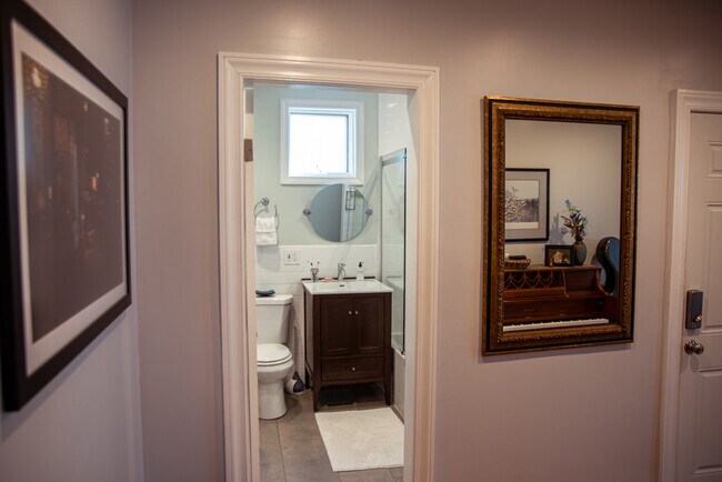 Entry Looking to Bathroom - 36 W Eagle St