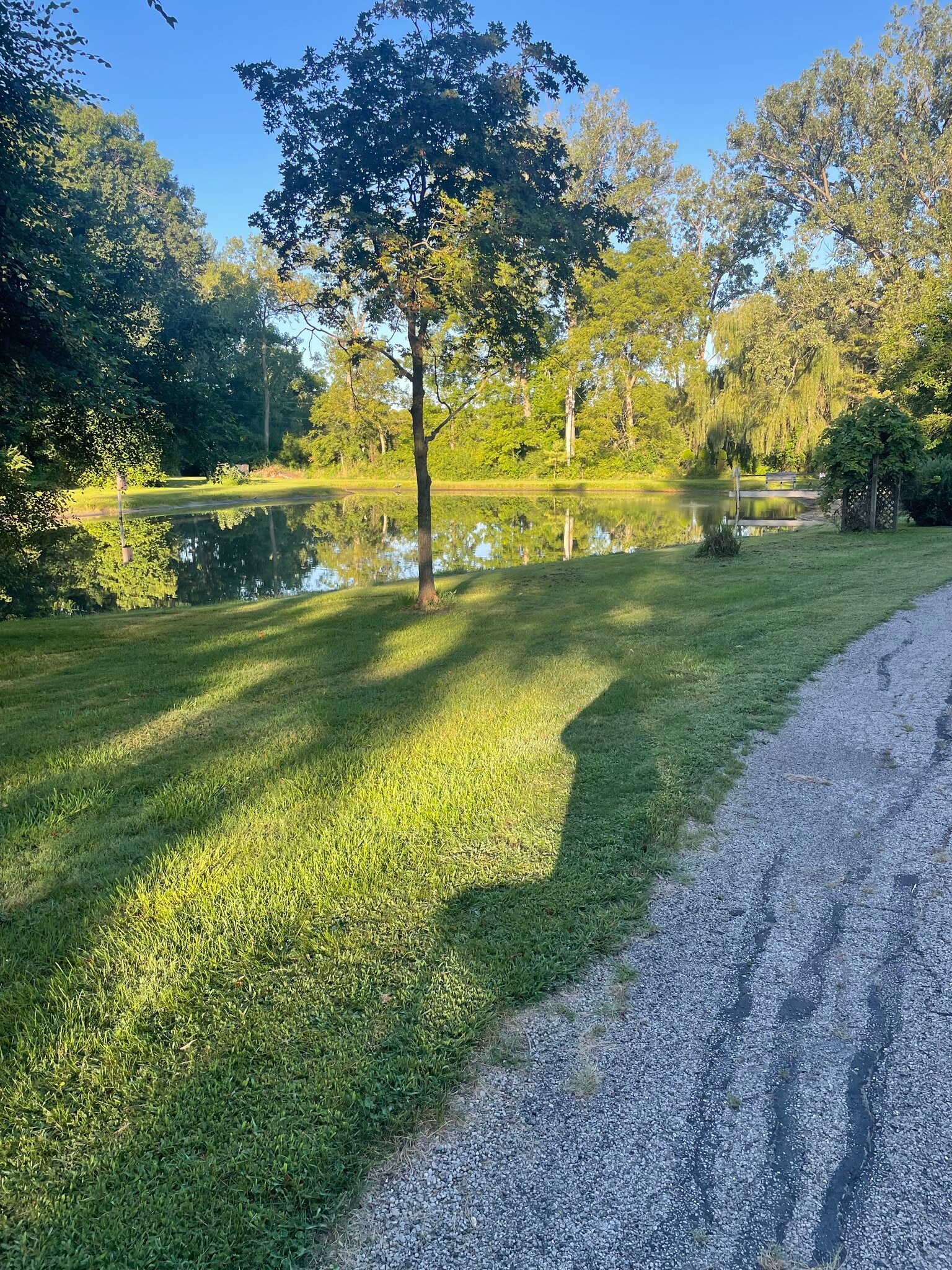 pond on property - 26332 N Il Route 59